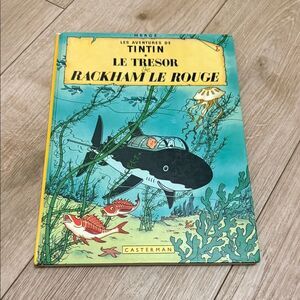 Tintin Le Trésor de Rackham le Rouge Book